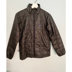 Patagonia Kids Nano Puff Jacket Forge Grey  XL 14